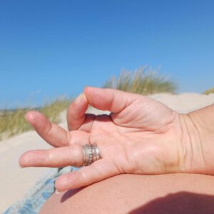 Meditation am Strand