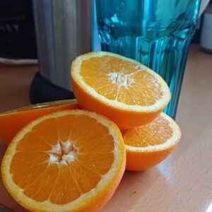 Orangen kurz vor der Frischpressung